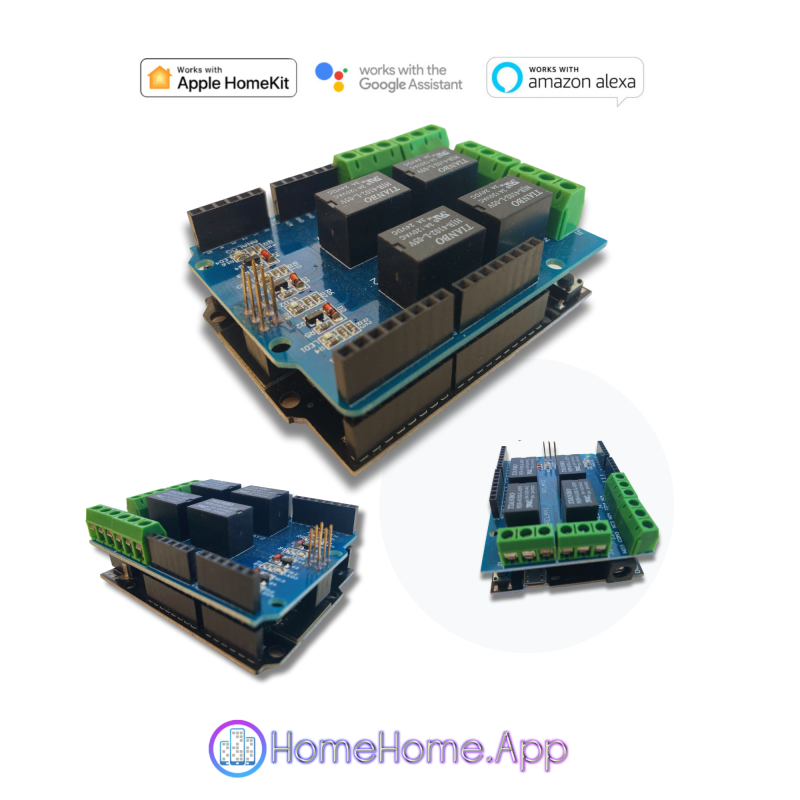 WiFi 4x Relay Switch Din Rail for Apple HomeKit, Google Home, Alexa - Görsel 3