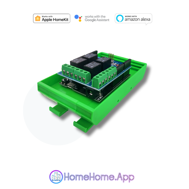 WiFi 4x Relay Switch Din Rail for Apple HomeKit, Google Home, Alexa - Görsel 8