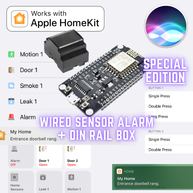 Black Castle Box Apple HomeKit Smart Home Alarm - Görsel 7