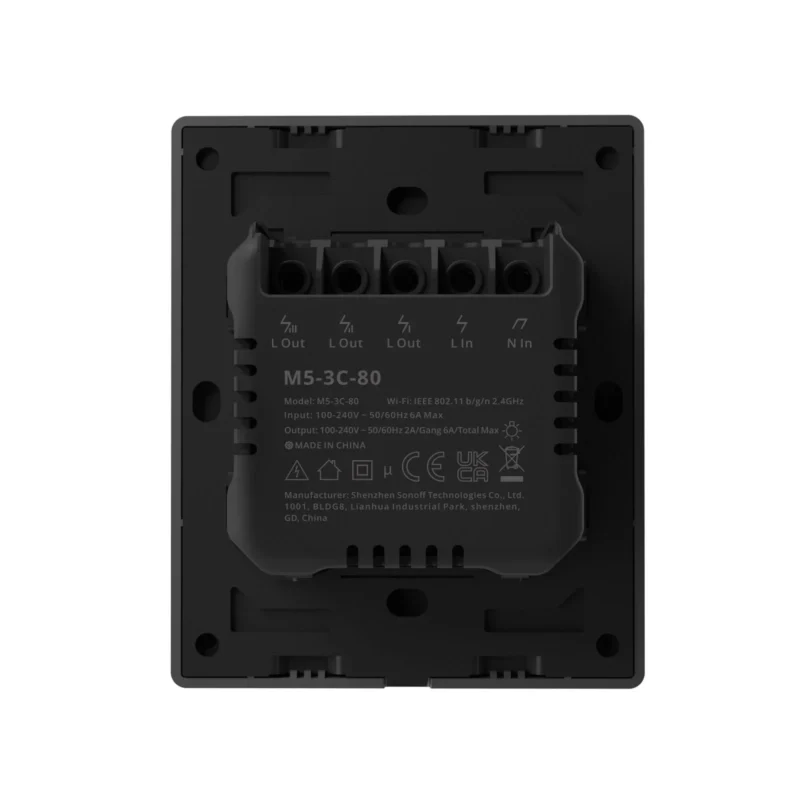 M5-3C-80 Akıllı Duvar Anahtarı 3 Kanallı - Görsel 4